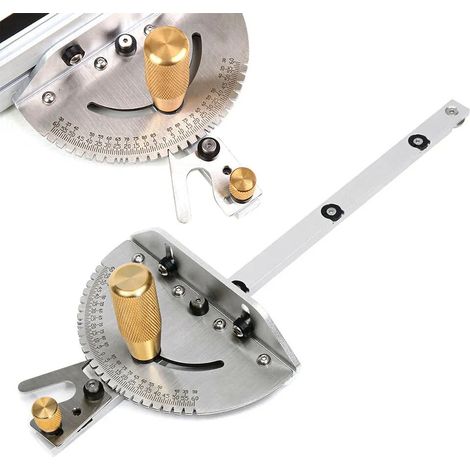 Guide de Poussée pour Scie Circulaire – Équerre de Assemblage en Aluminium – Accessoire pour Scie à Ruban (1/5)