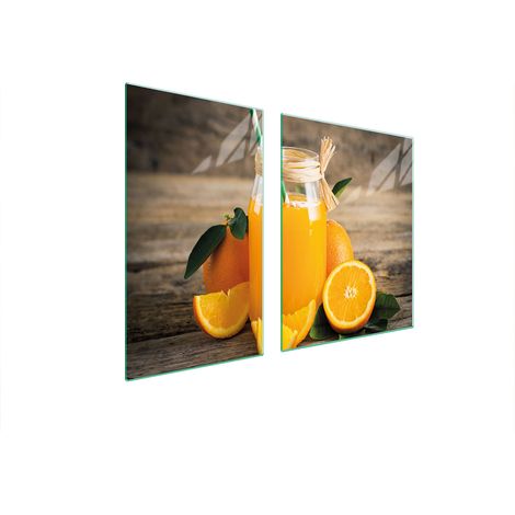 Glasplatte und Schneidebrett 100x52 Obst (1/5)