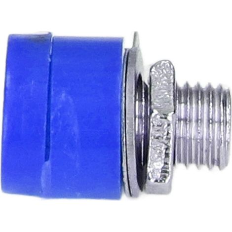 100 Stück 4-mm-Bananenstecker, Kreuzverbinder, blau (1/5)