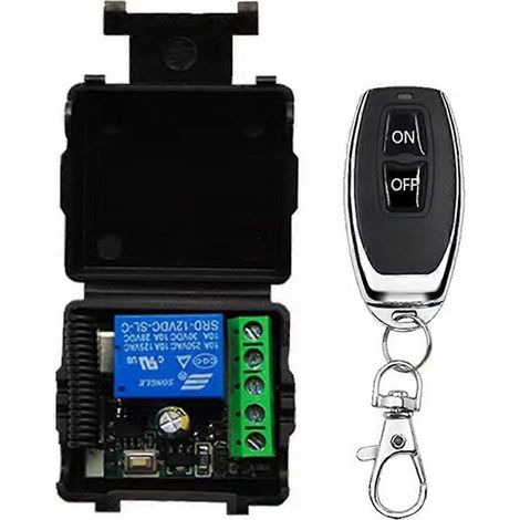 433 MHz 12V Funkfernsteuerungsrelais für Garagentormotor und Wasserpumpe (1/5)