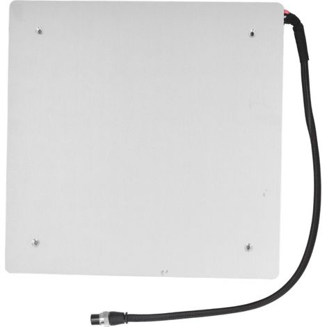 Cama caliente para impresoras 3D, 18 A, 220 W, 310 x 310 x 3 mm, fabricada en aleación de aluminio, compatible con baterías CR10 (10S), 12 V CC (1/5)