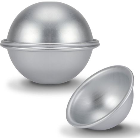 Hoge Kwaliteit 8 Cm Halve Bal Cakevorm Aluminium Halve Bol Taartvorm voor Bruidstaarten, Cheesecakes en Bevroren Desserts