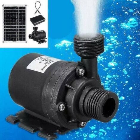 Pompe à eau solaire 50 W, 800 l/h, accessoires pour pompe à eau de bassin, jardin et aquarium (1/5)