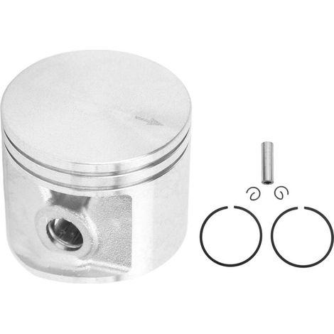 Kit de segments de piston 47mm en aluminium haute dureté pour tronçonneuse électrique, incluant axes de piston (1/5)