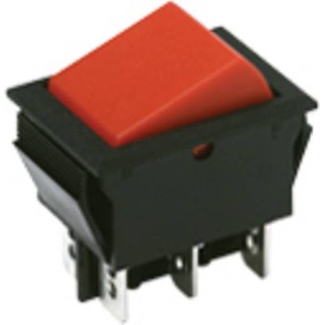 C & K Switches CN202J3GS215Q7 Interruttore a bilanciere 125 V/AC 16.00 A 2 x On / Off 1 pz. Bulk