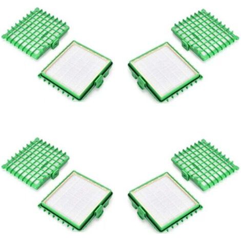 4 pièces  ZR002901 Filtre pour Rowenta Silence Force,Silence Force Compact, Silence Force Extreme,X-Trem Power/XL/Allergy Care(RO5745EA ne convient pas)