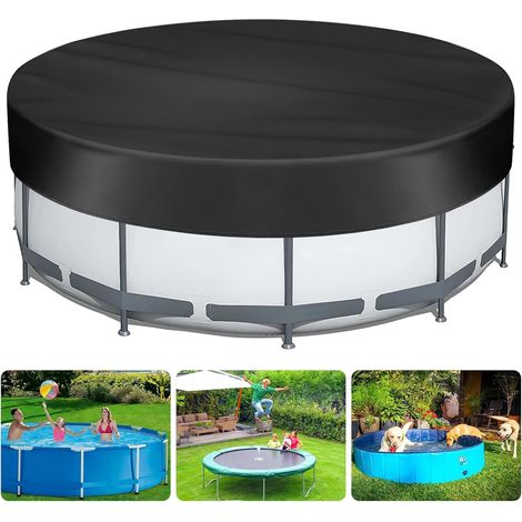 Bache Piscine Ø 82cm, Bache Piscine Ronde, Bâche de Protection pour Piscine, Bache a Bulle Piscine, Couverture de Piscine,Imperméable, Résistant aux UV