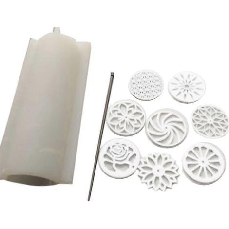 Moule à savon en silicone en forme de caléidoscope, tube de 1000 ml, avec 1 moule à savon en acrylique à tirer. (1/5)