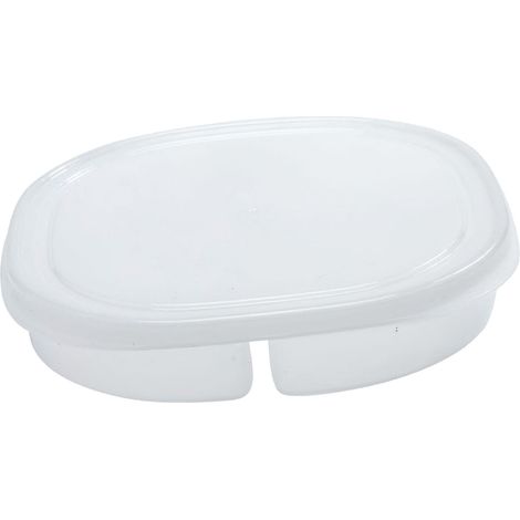 Récipient de stockage des aliments 4 grilles, boîte de préparation de repas transparente au réfrigérateur avec couvercle pour oignon gingembre ail