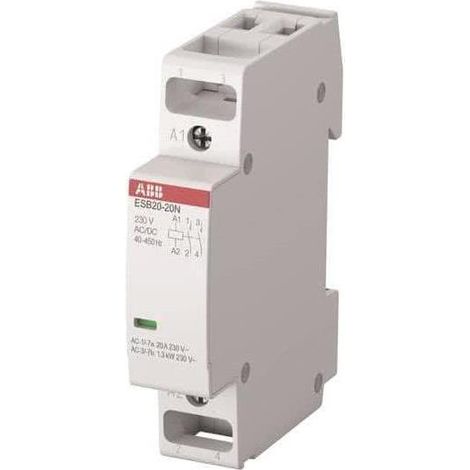 Contattore modulare ABB ESB20-20N-06 20A 18 mm
