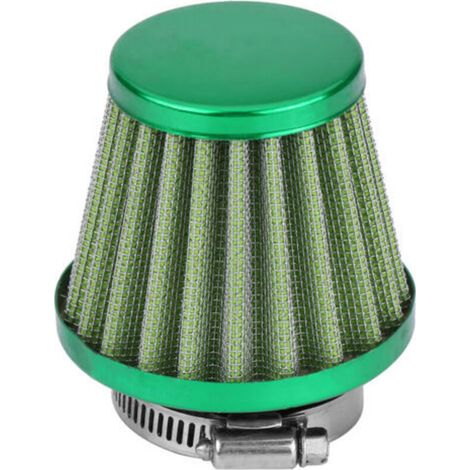 Kit di aspirazione aria con filtro aria da 38 mm per moto fuoristrada, quad, quad da motocross, pit bike, verde-Crezuo