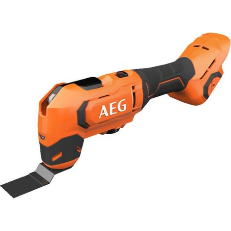 AEG – Outil multifonction 18V – 20 000 osc/min – Angle d'oscillation 3,6° – Changement de lame sans outil – Éclairage LED