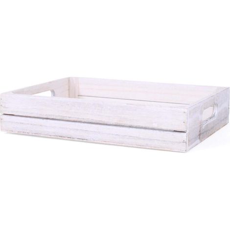 Vassoio in paulonia sbiancata, 28x21H5,5 cm (kit da 10) (1/4)