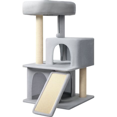 Skylos Cat Tree Tower Multi-Level Scratching Posts Condo House Cat Furniture