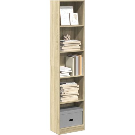 Bücherregal Sonoma-Eiche 40x24x176 cm Holzwerkstoff