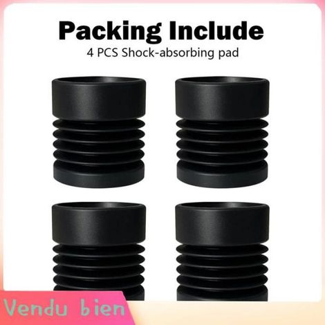 8 Pieds anti-vibrations,Silicone,Résistant 300℃,Coussinets chocs,Imprimante 3D (1/4)