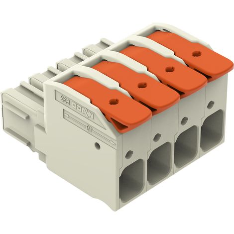 morsetto Wago 832-1104 4 poli leva 16 mm²