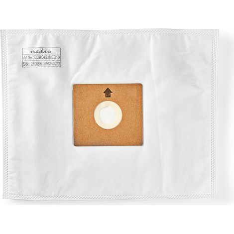Bolsa de aspiradora 10 uds sintetico mas vendido por nedis vcbg300 series blanco (1/3)