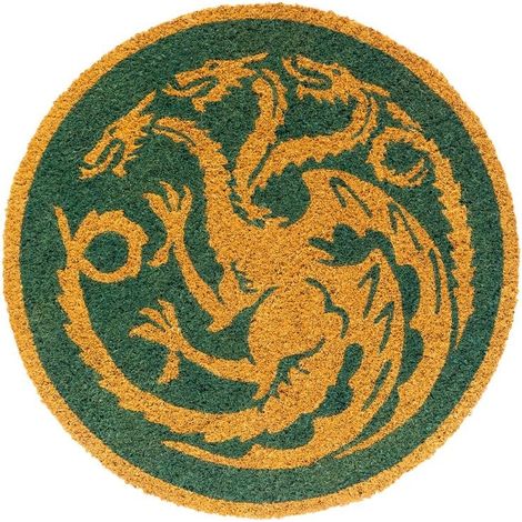Felpudo de la casa targaryen para la entrada de casa material duradero (1/4)
