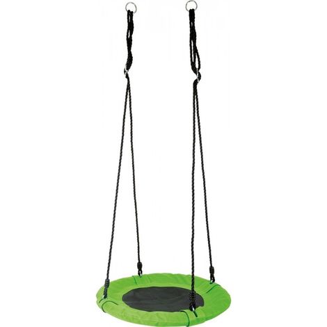 Balançoire ronde PELOUSE en tissu et métal 62 cm (1/2)