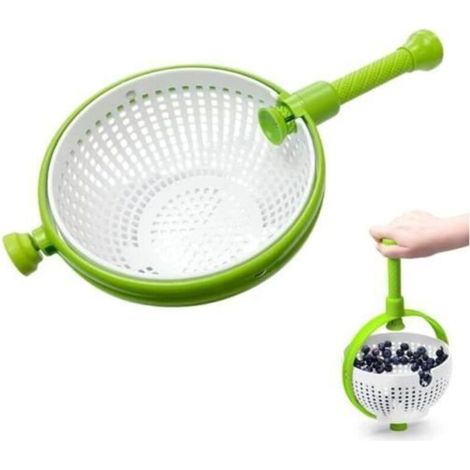 Essoreuse à salade - Non spécifié - Pliable - Blanc - Compatible lave-vaisselle - Compacte