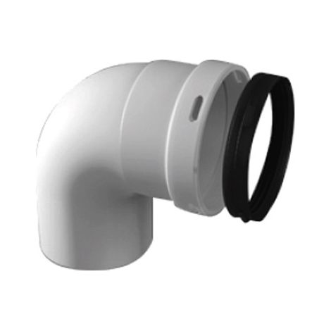 Curva 90 gradi in pp maschio-femmina di d80 mm (1/3)