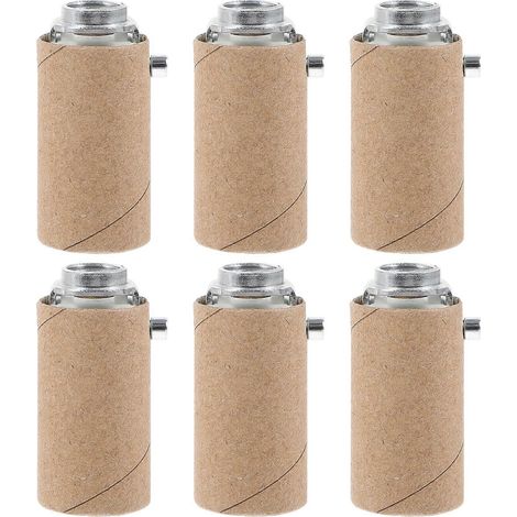 Lot de 6 douilles E12 de rechange pour ampoules de type candélabre, pièce détachée pour la fabrication de lampes. (1/5)