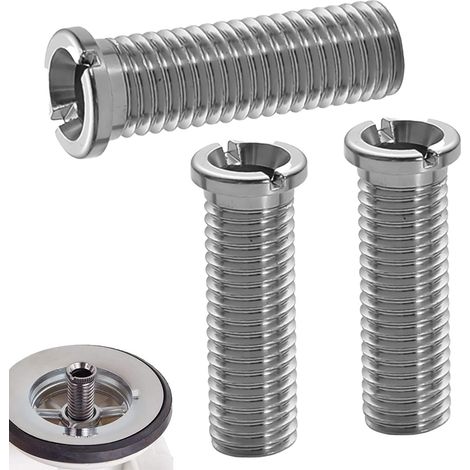 35mm M12 x 35mm Hollow Sink Screws Stainless Steel Hollow Screw for Basket Strainer, Kitchen Sink Accessories, Sink Fixture Diameter 12mm (1/5)