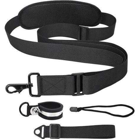 Sangle de coupe, bandoulière fiable, sangle de nettoyage qui facilite votre travail, compatible avec les souffleurs de feuilles/AquaForge. (1/5)