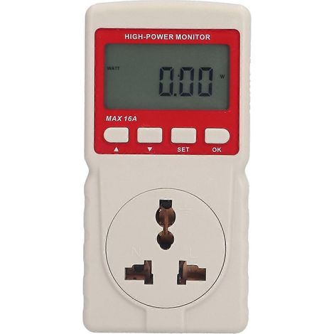 GM89 - Moniteur de puissance LCD haute énergie, tension, courant, fréquence, moniteur d'électricité, maximum
