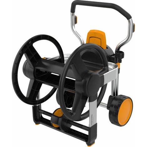Fiskars Waterwheel XL Schlauchwagen schwarz und orange (1/5)