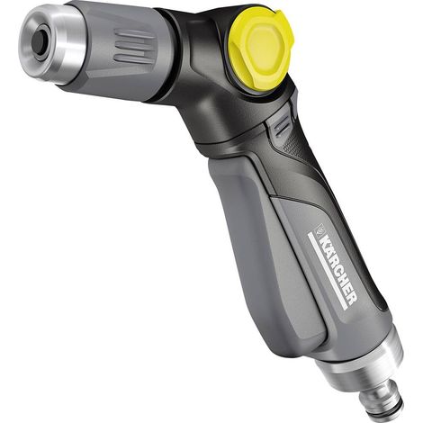 Kärcher – Pistolet d'arrosage métal Premium – Débit réglable – 2 types de pulvérisation – Poignée rotative – Compatible systèmes à clic – 26452700 (1/10)