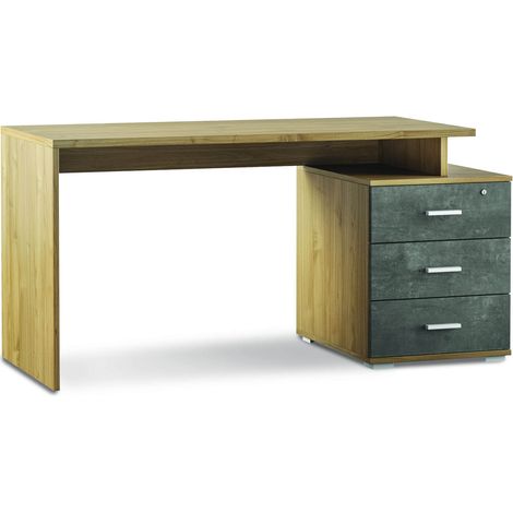 SCRIVANIA CM.154X65X76H NOCE STELVIO (1/2)