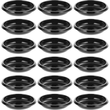 100 pièces Plateau de service rond Assiette à condiments Plats jetables pour sauce soja Bols à sauce soja (1/5)