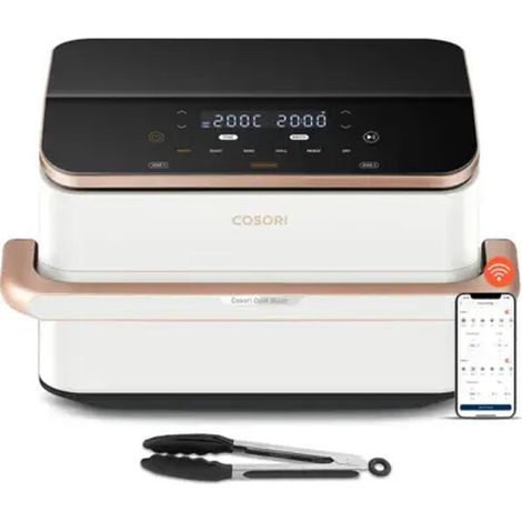Cosori DualBlaze TwinFry weiß Heißluftfritteuse
