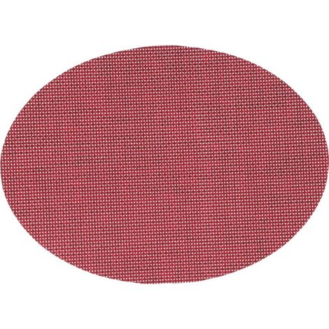 Set de Table Ovale "Maoli" 35x48cm Rouge (1/2)