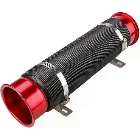 Nouveau tuyau d'admission d'air froid turbo pour voiture, 76 mm, réglable et flexible (rouge), 1 pièce (1/5)