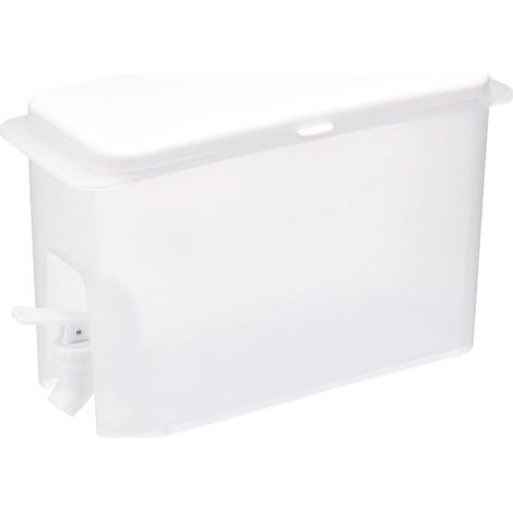 3 5L White PP Liquid Detergent Dispenser Bottle with Sealed