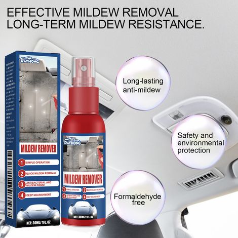 Car Mold Remover, Car Interior Headliner, Seat Mat, and Floor Mat Cleaning and Maintenance Spray - 30ml Box -- BIEMMEDUE (1/5)