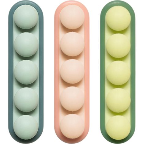 Attaches-câbles en forme de pois, clips adhésifs pour bureau, organiseur de câbles, support pour câbles USB, gestion des fils pour