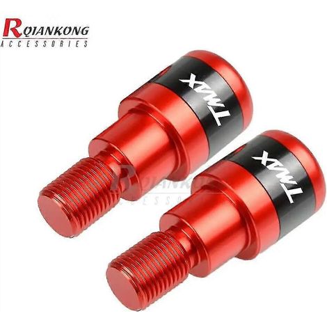 Motorrad-Brems- und Kupplungshebel, Lenkergriffe, Lenkerenden für Yamaha TMAX500 T-MAX 500 2001 2002 2003 2004 2005 2006 2007 --Red10