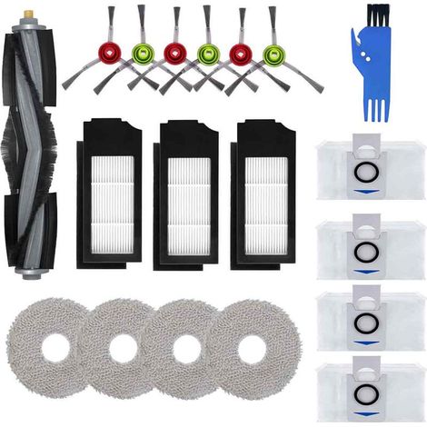 Pour Aspirateur Robot Ecovacs X1 plus Brosse LatéRale Principale Filtre Hepa Sac à PoussièRe pour Vadrouille ACCESSOIRE (1/5)