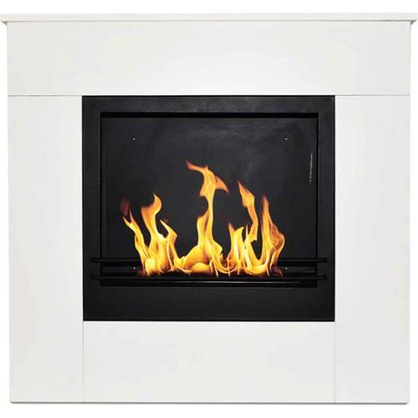 Michelangelo - Bioethanol-Holzboden-Kamin 96x36xH90 cm