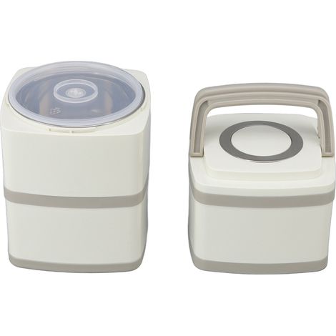Boîte à lunch portable étanche grande capacité en acier inoxydable 304, isolation sous vide, trois compartiments, 2,7 L (1/5)