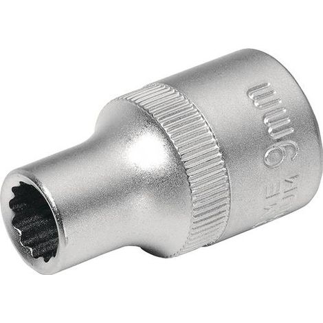 TECWERK Steckschlüsseleinsatz 1/2 Zoll 12-kant SW 22mm L.40mm TECWERK