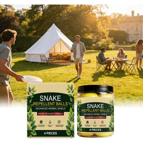 Snake repellent pills are suitable for use in courtyards, lawns, outdoor camping, picnics, fishing, and other outdoor settings. The scent repels snakes, providing convenient protection. -- 4 PIECES -- (1/5)