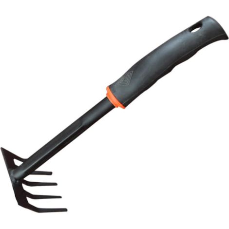 Aérateur de pelouse, râteau portable, râteau de jardin, cultivateur, mini râteau à pelouse, petit râteau de jardin, râteau à main, outils de jardin, outils à main, petite pelle (1/4)