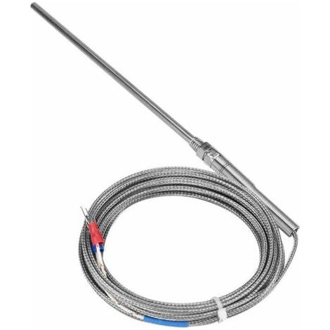 Sonde per sensori termocoppia, regolatore di temperatura Keenso tipo K, sensore termocoppia ad alta temperatura (5 m)