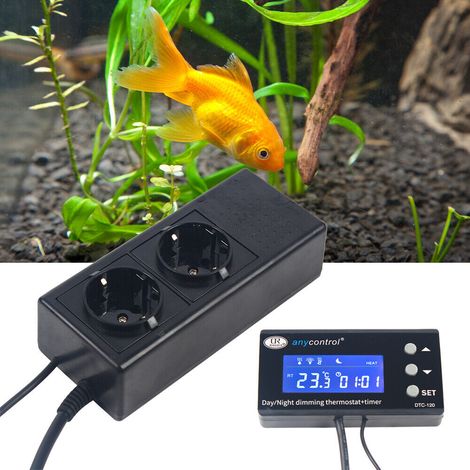 Reptiles numérique LCD Aquarium PID Température Contrôleur Thermo contrôle Terrarium (1/5)