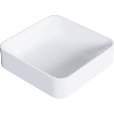 BERNSTEIN - Lavabo a colonna in fusione minerale Bagno - NT8564 - 40x40x10,5cm Blanc mat, Senza scarico né coperchio	Bianco opaco, Senza piletta Pop-Up, Senza copertura supplementare